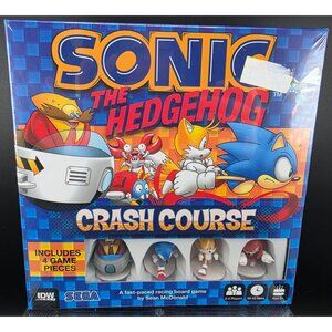 Sonic The Hedgehog Crash Course Board Game 2-4 Players Fast Pace Action